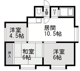 プラムコート花川の物件間取画像